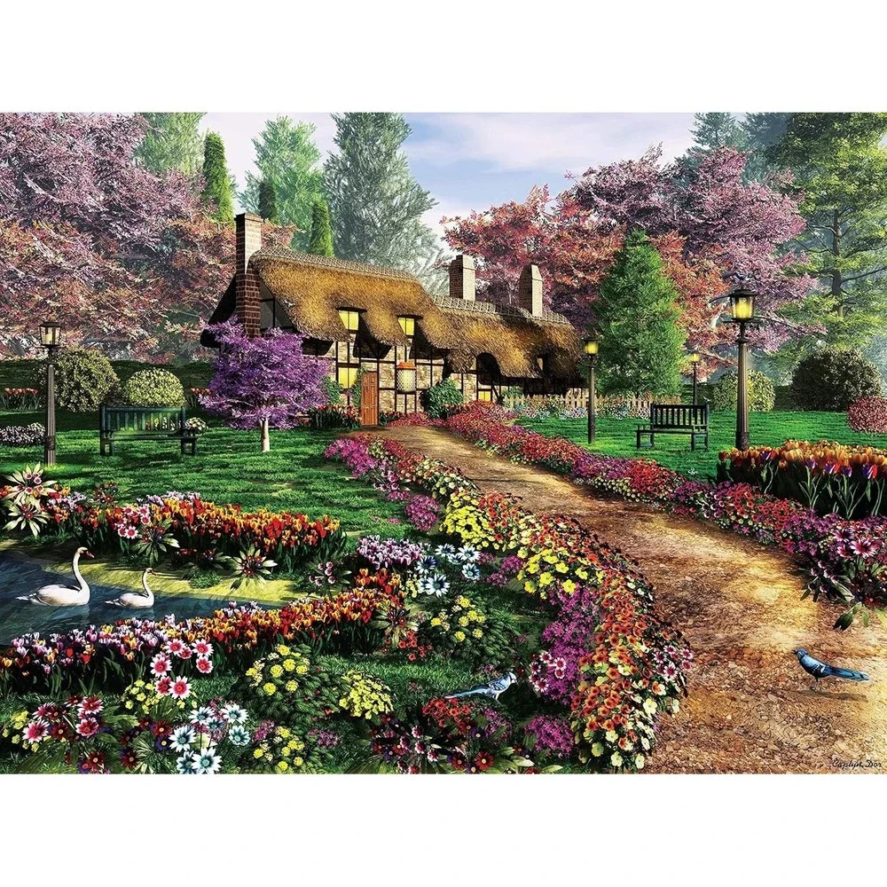 NEW 550 Piece Puzzle w/Poster Call Of The Blue Jay 24